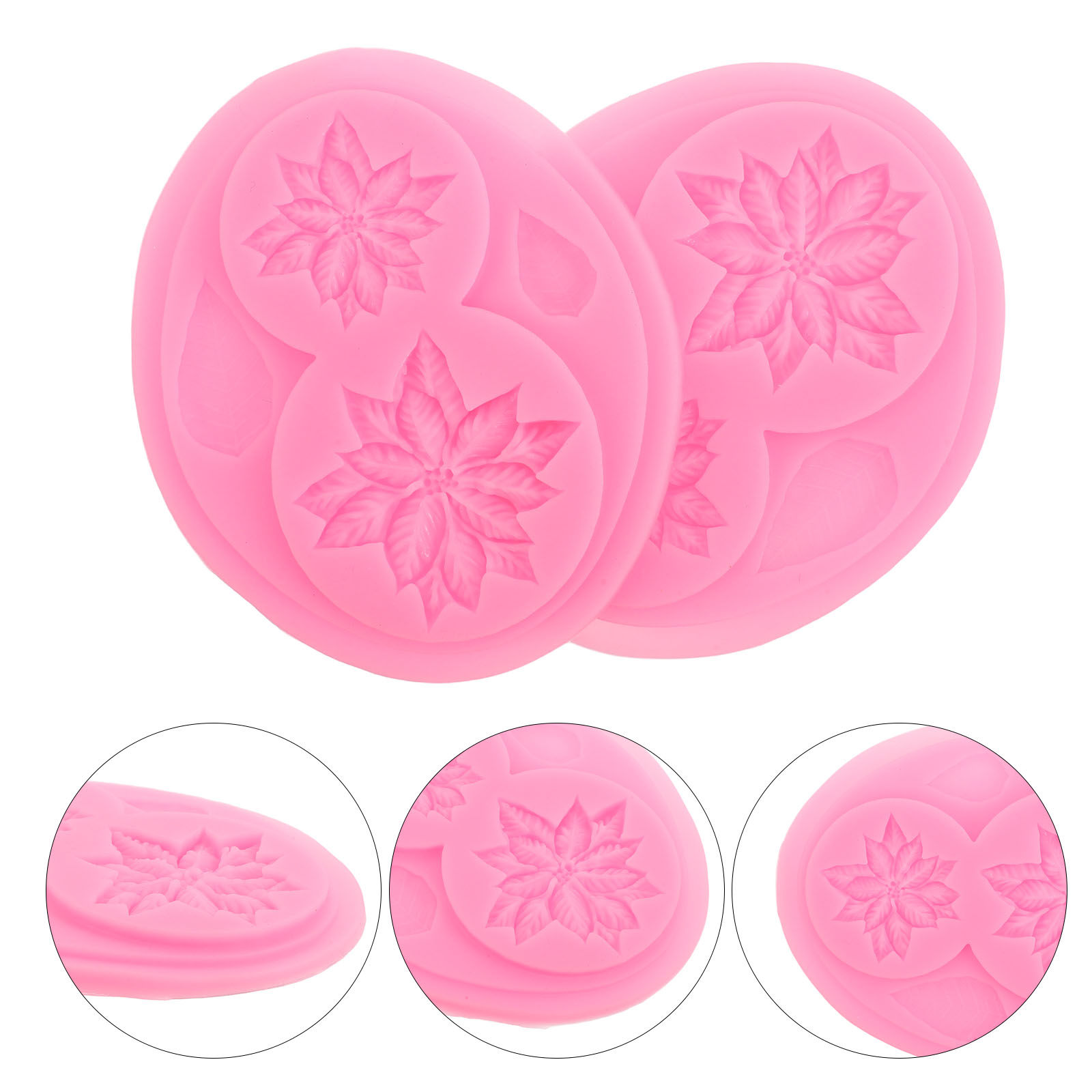 Soap Making Ins - 2 moules en silicone floraux pour
