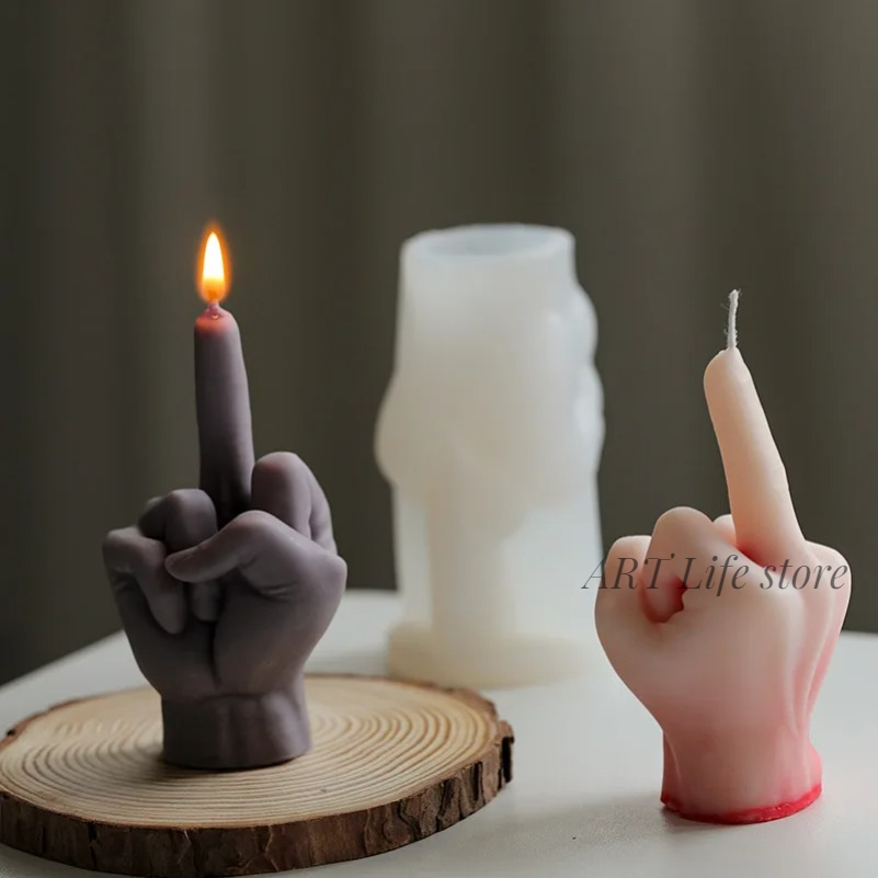 Soap Making Gifts - Moule à bougie 3D en Silicone,