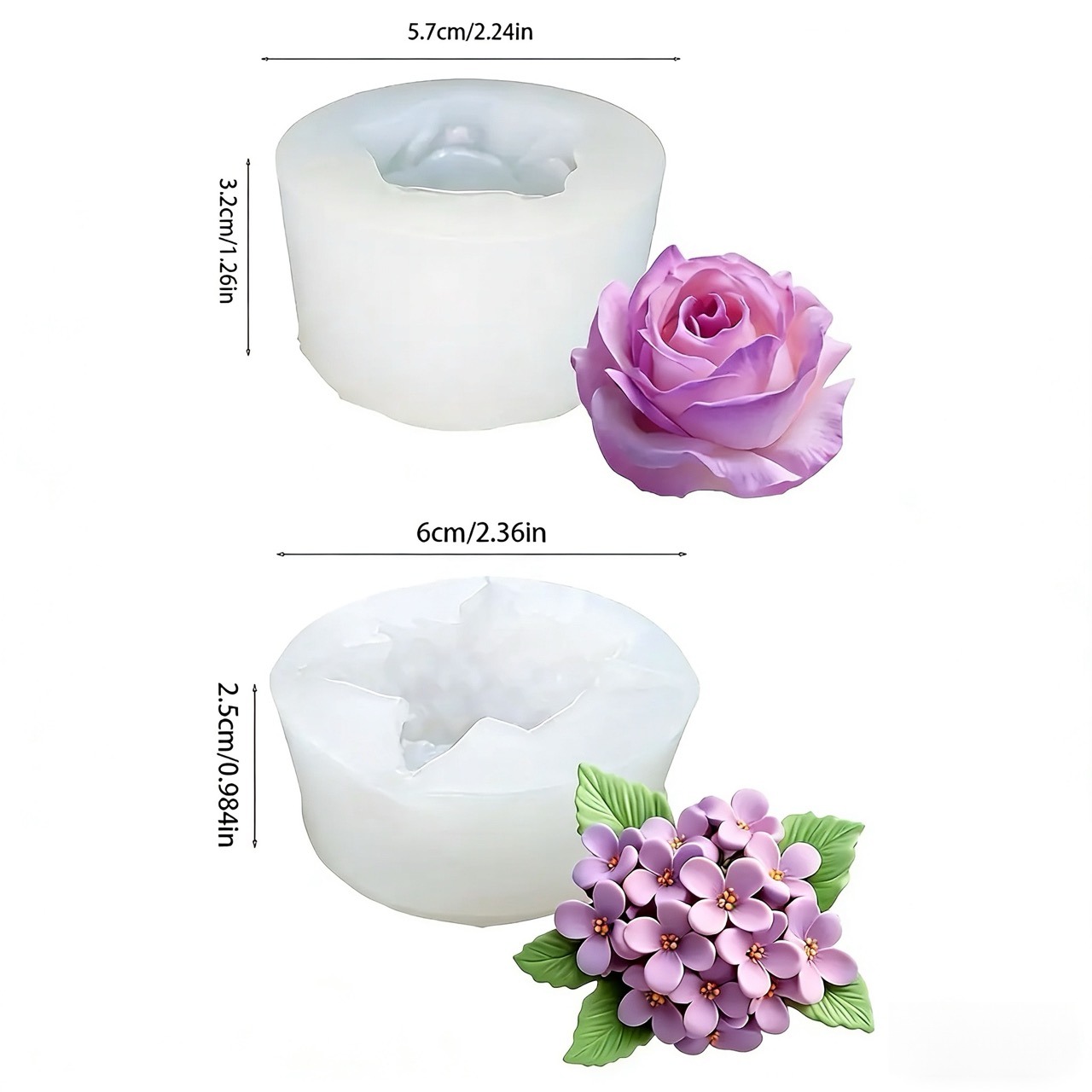 Moules en silicone 3D en deux  - Soap Making Gifts avis et prix